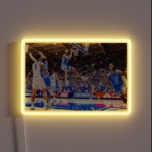 UNC Basketball Vs Duke RGB Neon Sign