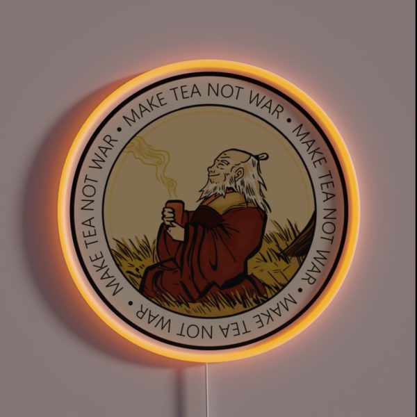 Uncle Iroh Make Tea Avatar The Last Airbender RGB Neon Sign