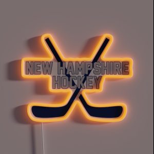 Unh Hockey RGB Neon Sign