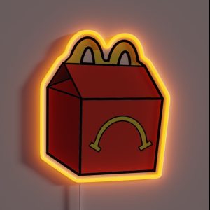 Unhappy Meal Box RGB Neon Sign Unhappy Meal Box RGB Neon Sign