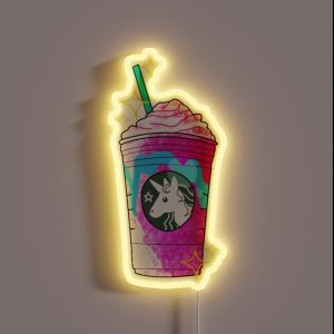 Unicorn Frappuccino RGB Neon Sign Unicorn Frappuccino RGB Neon Sign