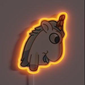 Unicorse Children Pose RGB Neon Sign