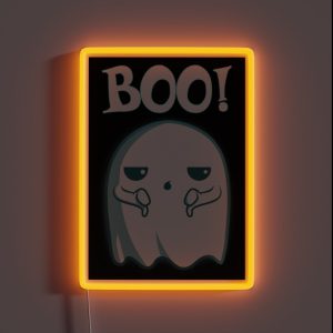 Unimpressed Ghost RGB Neon Sign