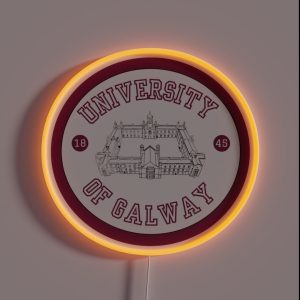 University Of Galway Inspired Logo RGB Neon Sign