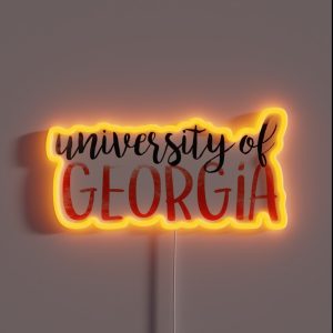 University Of Georgia RGB Neon Sign