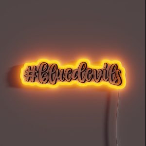 University Of Wisconsin Stout Bluedevils RGB Neon Sign University Of Wisconsin Stout Bluedevils RGB Neon Sign