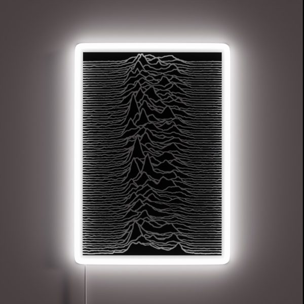 Unknown Pleasures RGB Neon Sign