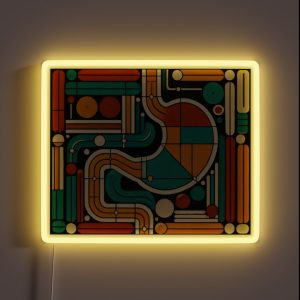 Upper GI Bauhaus RGB Neon Sign Upper GI Bauhaus RGB Neon Sign