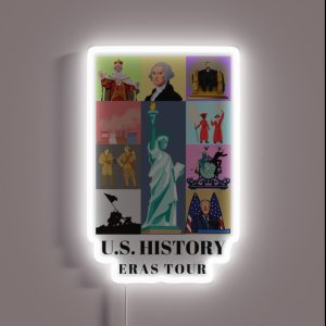 US History Eras Tour RGB Neon Sign
