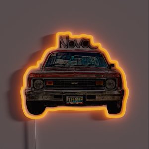Usa Car Chevy Nova 70 S RGB Neon Sign