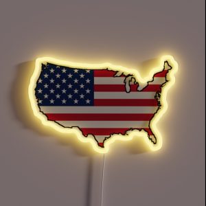 USA RGB Neon Sign USA RGB Neon Sign