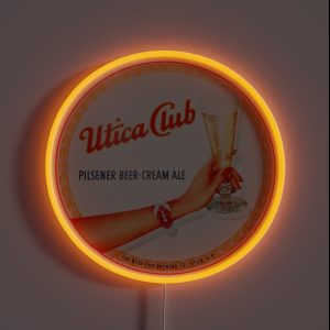Utica Club Beer And Ale RGB Neon Sign