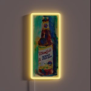 UTICA CLUB BEER Print From Original Watercolor RGB Neon Sign UTICA CLUB BEER Print From Original Watercolor RGB Neon Sign