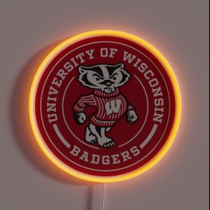 UW Madison Circle RGB Neon Sign