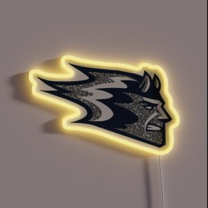 UW Stout Blue Devil RGB Neon Sign
