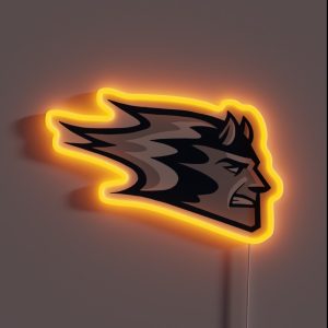 UW Stout Blue Devils RGB Neon Sign