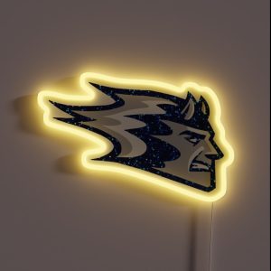 UW Stout Blue Devils RGB Neon Sign
