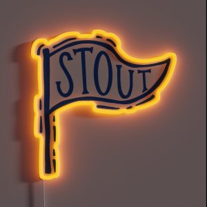 UW Stout Flag RGB Neon Sign