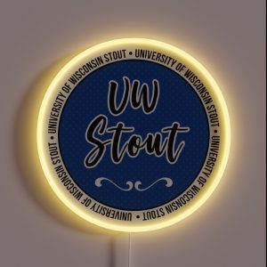 UW Stout RGB Neon Sign