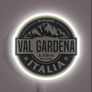 Val Gardena Italy RGB Neon Sign