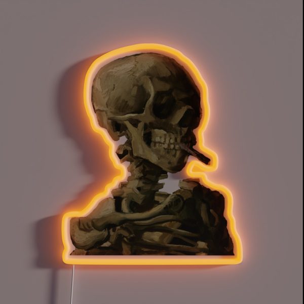Van Gogh Skull RGB Neon Sign