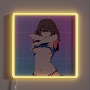 Vaporwave Anime Girl 1 RGB Neon Sign