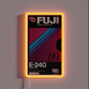 Vaporwave VHS Fuji E 240HQ RGB Neon Sign Vaporwave VHS Fuji E 240HQ RGB Neon Sign