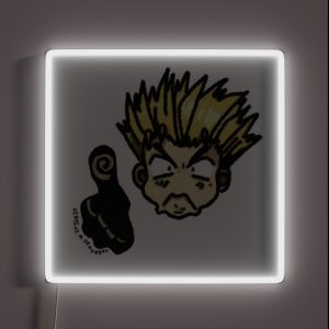 Vash The Stampede Thumbs Up Without Sparkles RGB Neon Sign