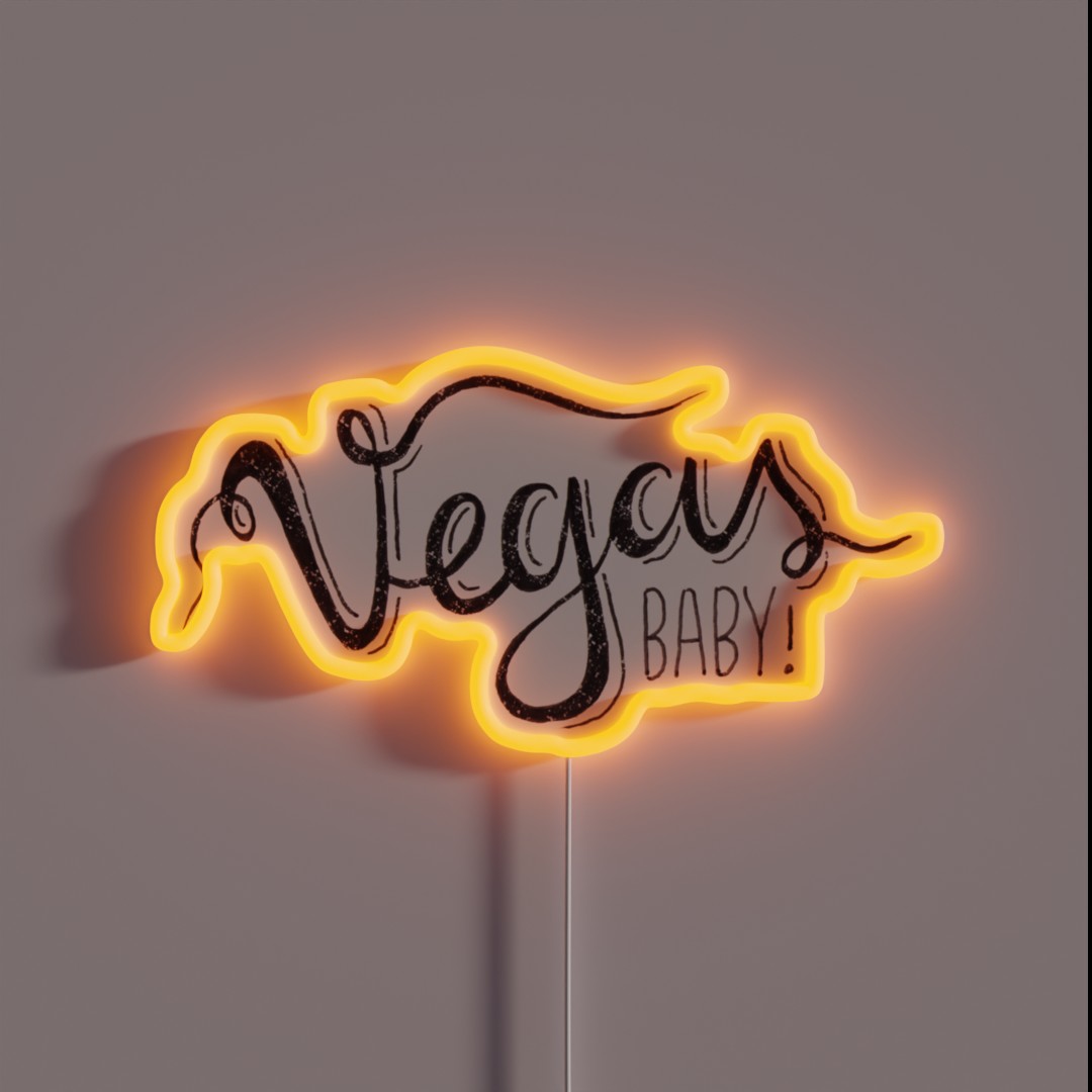 Vegas Baby RGB Neon Sign Vegas Baby RGB Neon Sign