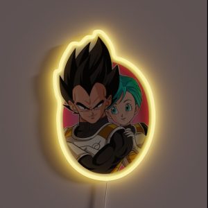 Vegeta And Bulma RGB Neon Sign