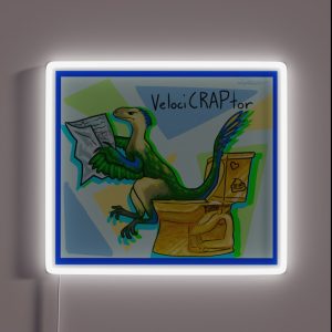 Velocicraptor RGB Neon Sign