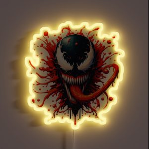 Venom Splash Art RGB Neon Sign