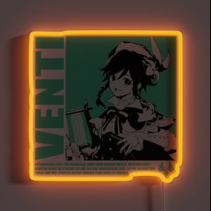 Venti Genshin Impact Anemo RGB Neon Sign Venti Genshin Impact Anemo RGB Neon Sign