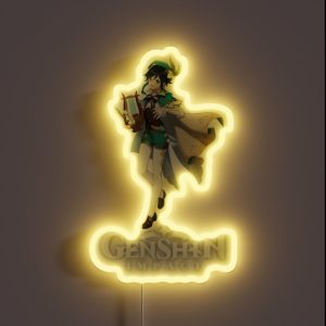 Venti Genshin Impact Perfect Gift RGB Neon Sign