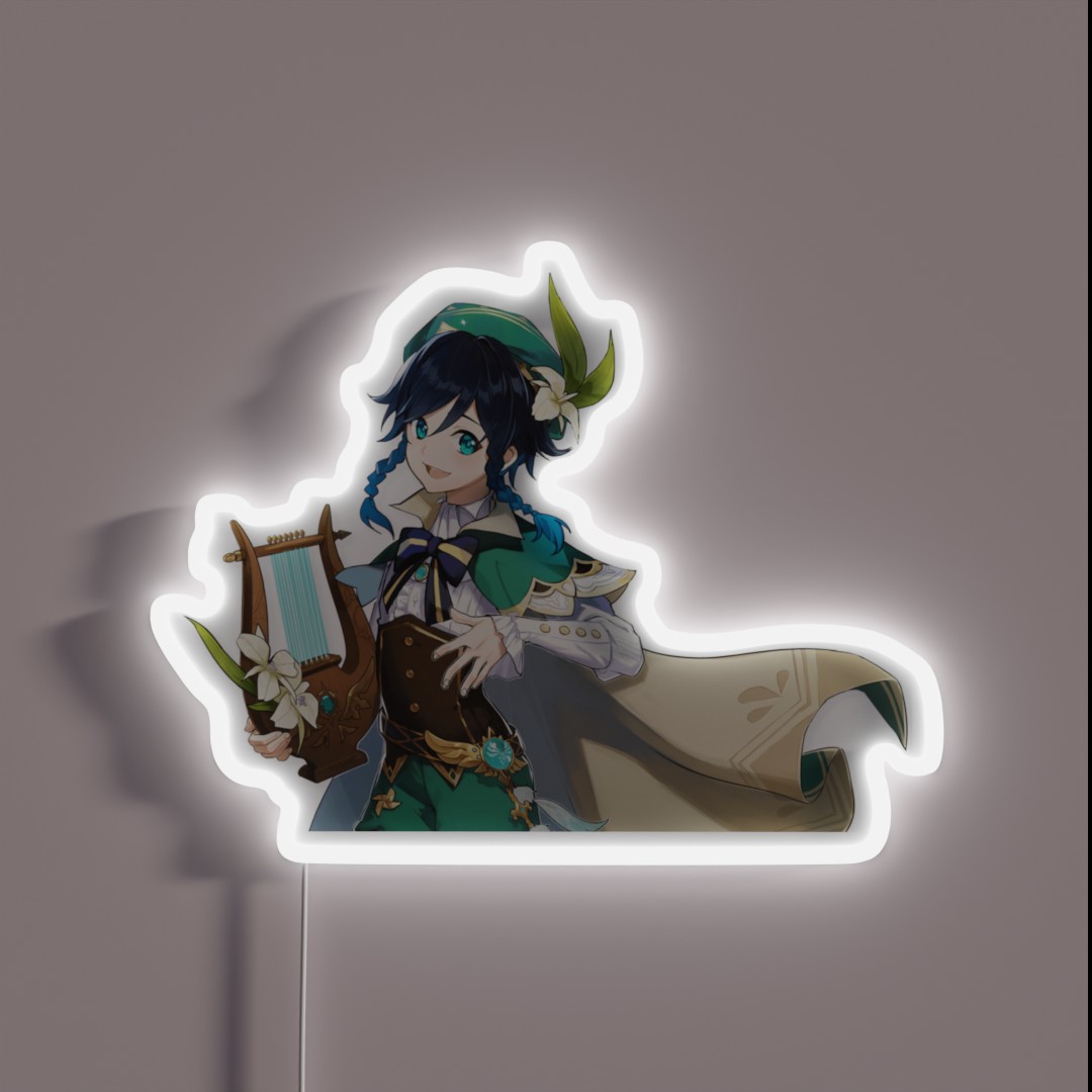 Venti Genshin Impact RGB Neon Sign Venti Genshin Impact RGB Neon Sign