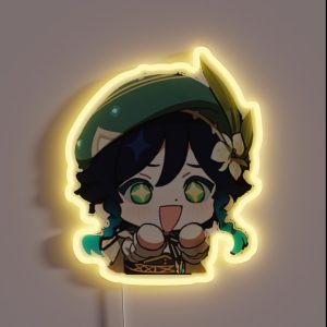 Venti Genshin Impact RGB Neon Sign Venti Genshin Impact RGB Neon Sign