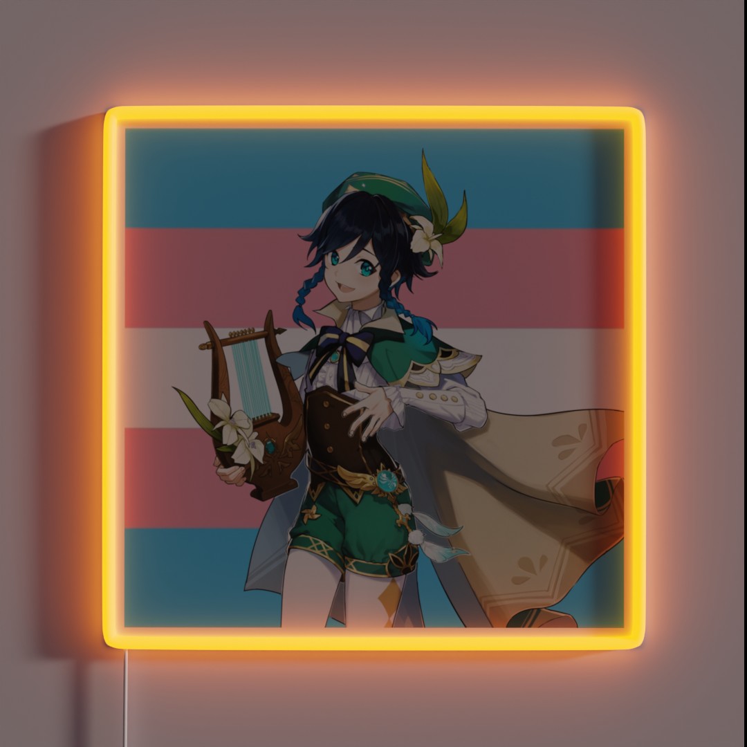 Venti Transgender Flag RGB Neon Sign Venti Transgender Flag RGB Neon Sign