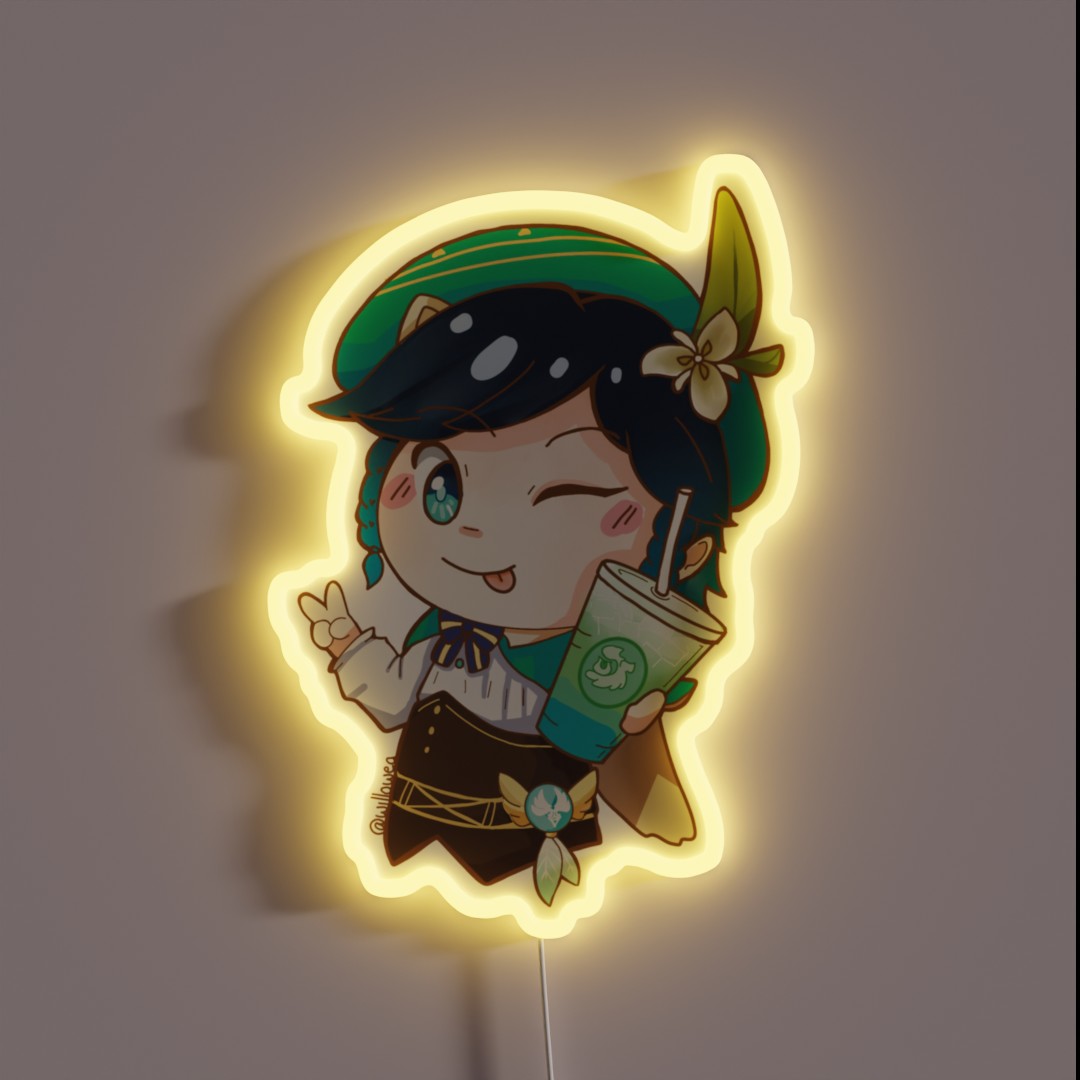 Venti With A Venti RGB Neon Sign Venti With A Venti RGB Neon Sign