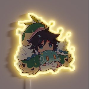 Venti X Slime Genshin Impact RGB Neon Sign