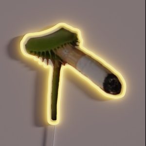 Venus Flytrap Smoking A Cigarette RGB Neon Sign