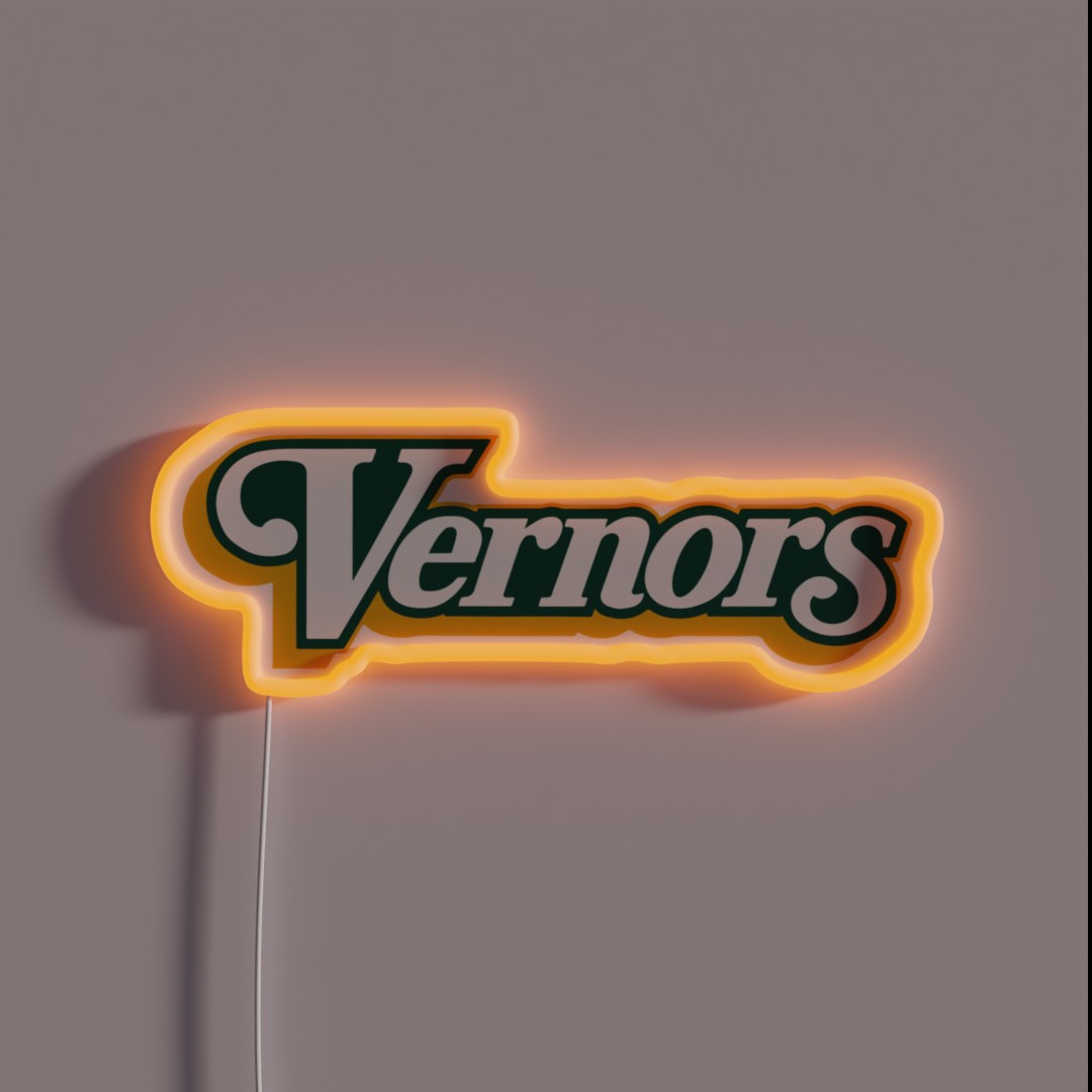 Vernors Ginger Soda Michigan RGB Neon Sign Vernors Ginger Soda Michigan RGB Neon Sign