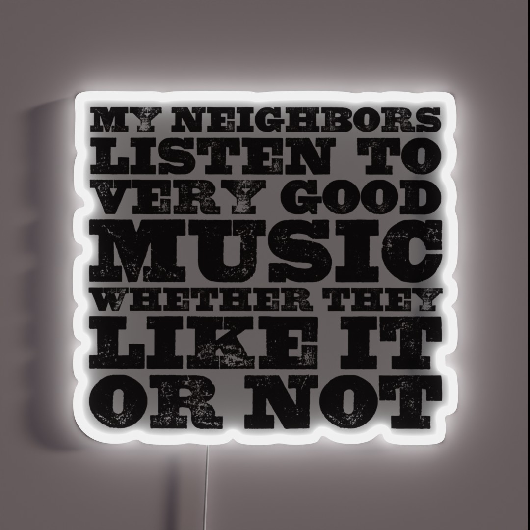 Very Good Music RGB Neon Sign Very Good Music RGB Neon Sign