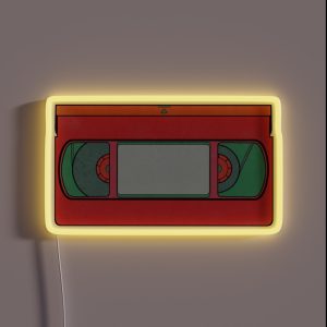 VHS RGB Neon Sign