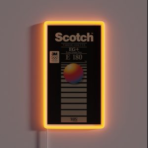 VHS Scotch E180 RGB Neon Sign VHS Scotch E180 RGB Neon Sign