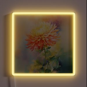 Vibrant Petals RGB Neon Sign