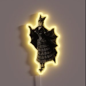 Victorian Bat RGB Neon Sign