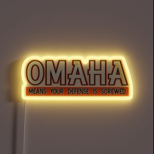 VICTRS OMAHA RGB Neon Sign VICTRS OMAHA RGB Neon Sign