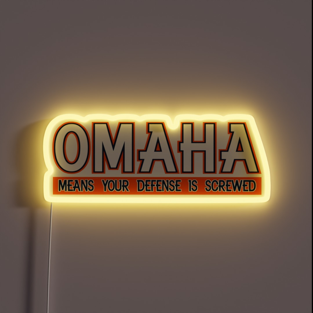 VICTRS OMAHA RGB Neon Sign VICTRS OMAHA RGB Neon Sign