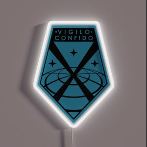 Vigilo Confido XCOM Logo RGB Neon Sign