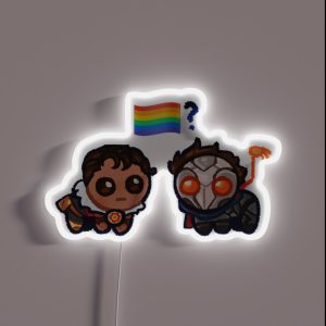 Vikjayce Great Minds Think Alike RGB Neon Sign